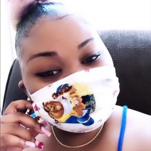 Cotton “ Beauty and the Beast “ Face Mask